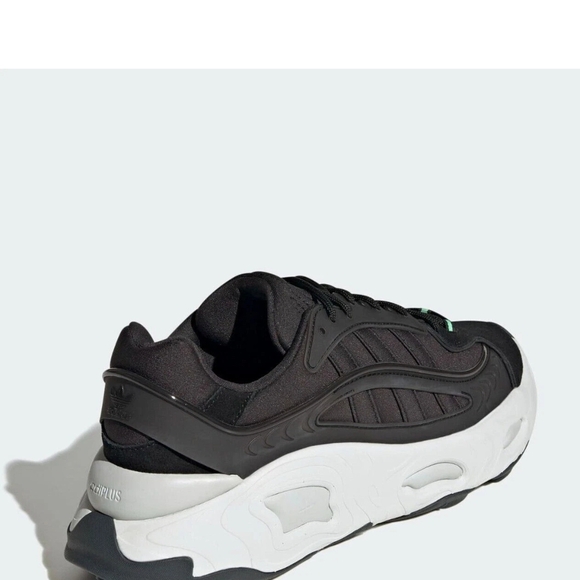 Oznova Adidas Black and Green Athletic Sneakers - Picture 6 of 14